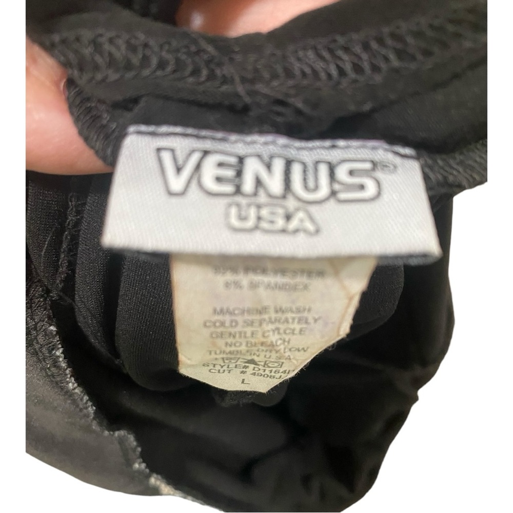 Venus Black Halter Dress,‎ Ties up the back, size Large - Picture 3 of 7